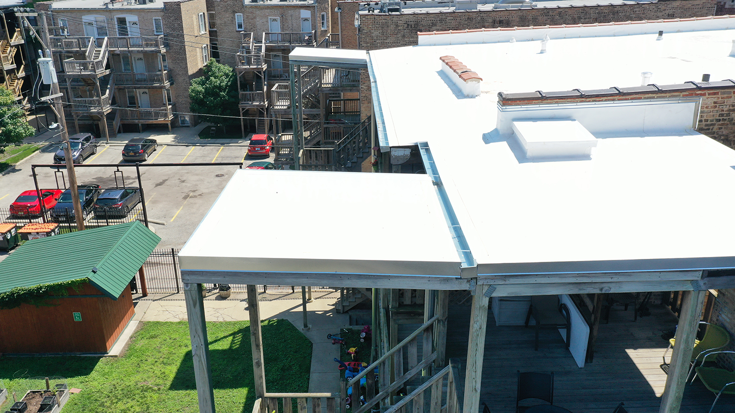 Matthews Roofing TPO Roofing Project